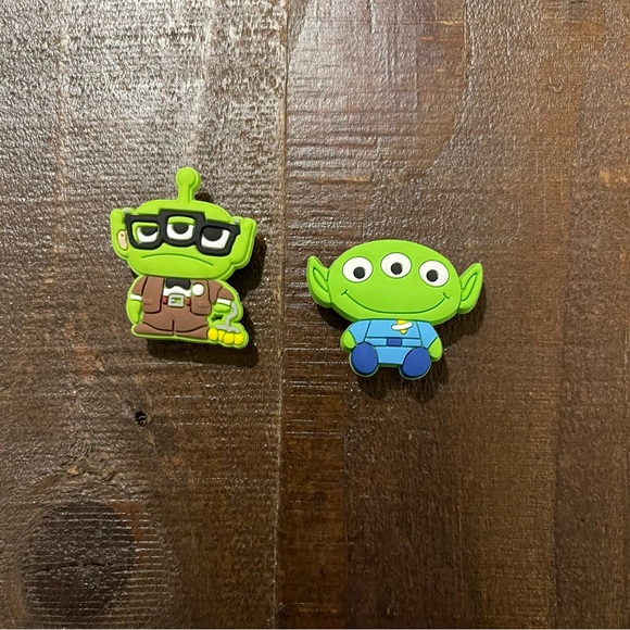2 Piece Disney Toy Story Aliens Crocs Charms - Buy 3 of More Get 50% OFF - Picture 1 of 3
